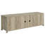 Madra Distressed Pine 2-Door Engineered Wood TV Stand