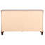 Mobilier de chambre à coucher classique Cappuccino - Unité de rangement robuste et ternie doublée de feutre