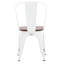 Chaise de patio empilable Yancey-1905717053