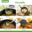Louche en silicone Tovolo avec poignée en acier inoxydable pour ragoûts et sauces pour soupes, gris anthracite