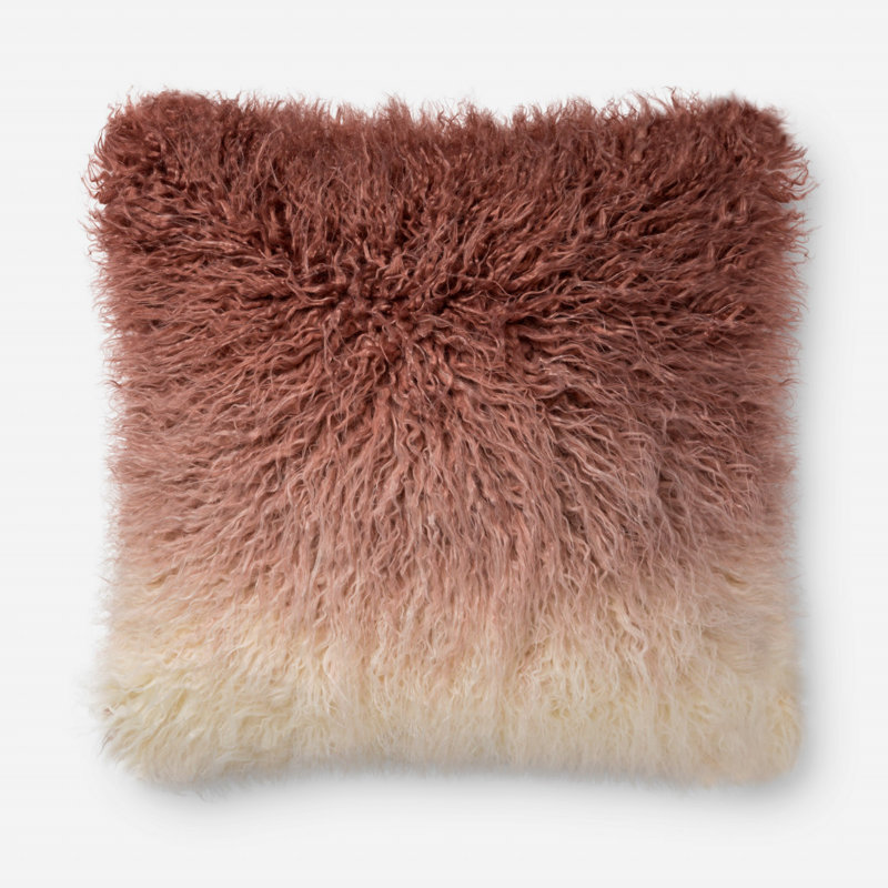 Lindauer Reversible Throw Pillow, Polyester/Polyfill, 22" x 22"