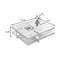 Table basse rectangulaire en bois manufacturé