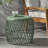19.75" Iron Side Table
