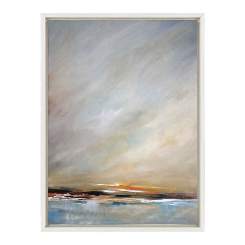 Days End by Mary Sparrow - Frame Print on Canvas, 18" W x 24" H, White Canvas