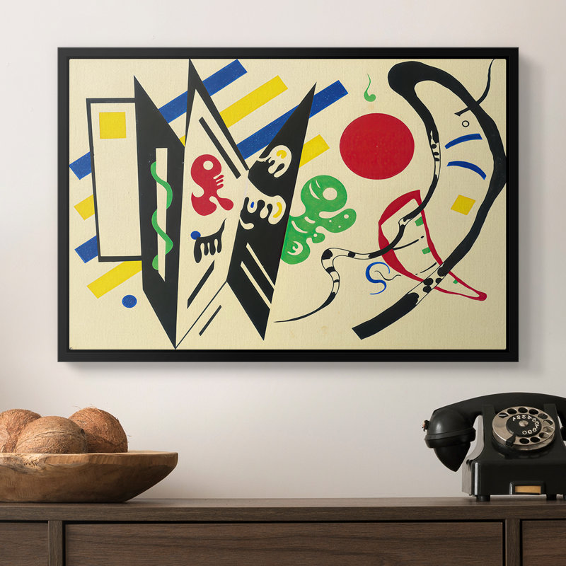 Recocrity (Récifoque), 1935 - Wassily Kandinsky, reproduction d'art sur toile tendue, 16 x 24, Doré