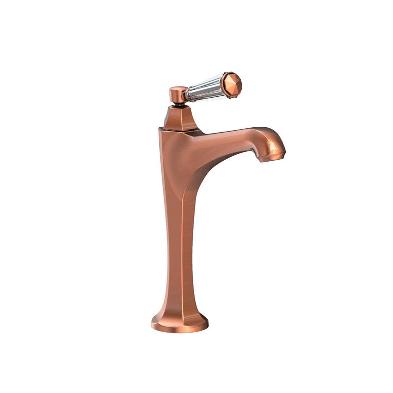 Metropole Single Hole Vessel Faucet, Antique Copper
