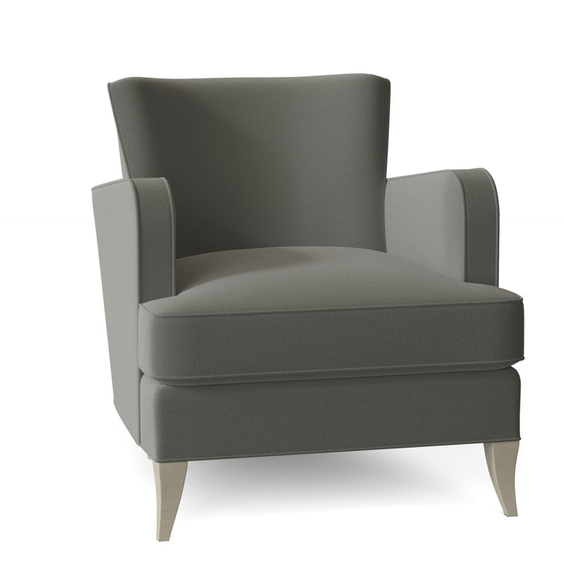 Fauteuil demi-tonneau de 28,5 po de large Kyle, 9953 Pewter, Montego Bay