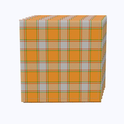 Cotton Twill Checkered Square Napkin