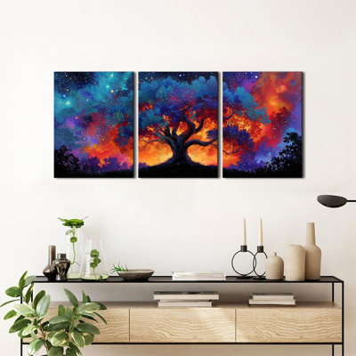 3 Piece Wrapped Canvas Wall Art