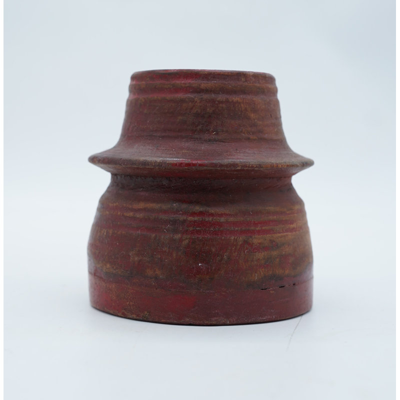 Fabdivine Timeless Wooden Vase for Modern Décor