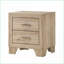 Table de chevet 2 tiroirs Miquell