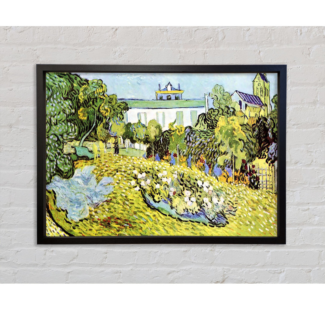 Der Garten der Daubignys von Vincent Van Gogh - Einzelbildrahmen Kunstdrucke auf Leinwand