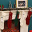 Ensemble de 6 bas de Noël torsadés colorés de 18 po, bas de Noël tricoté pour Noël, bas de Noël grand tricoté