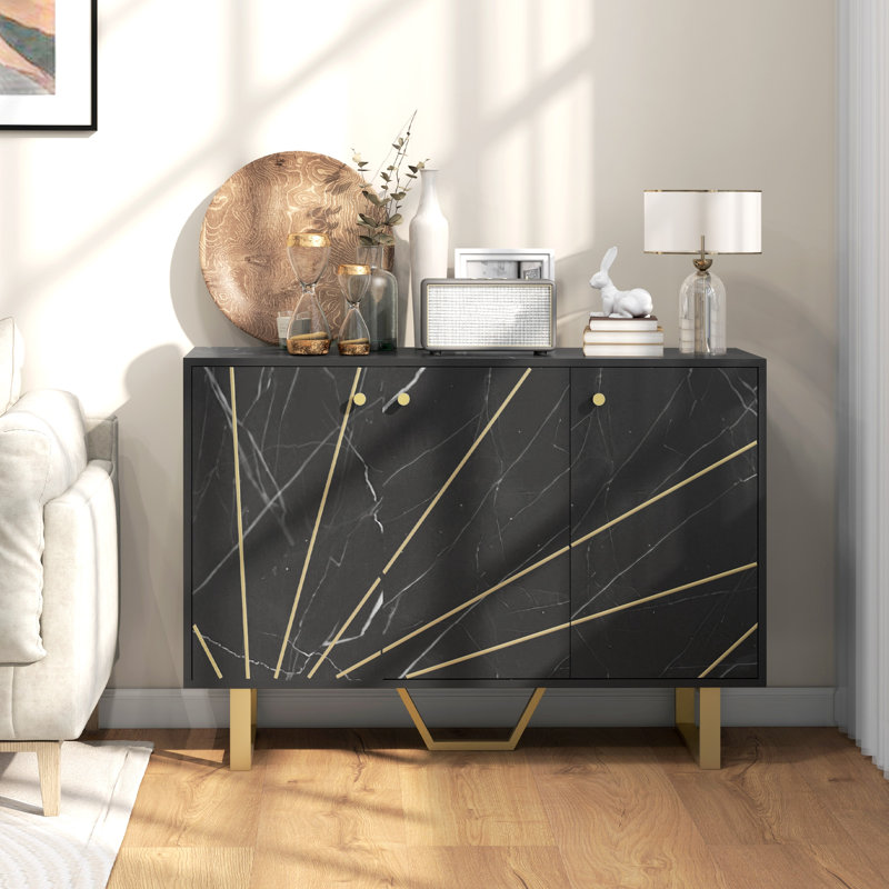 107cm Sideboard, Black