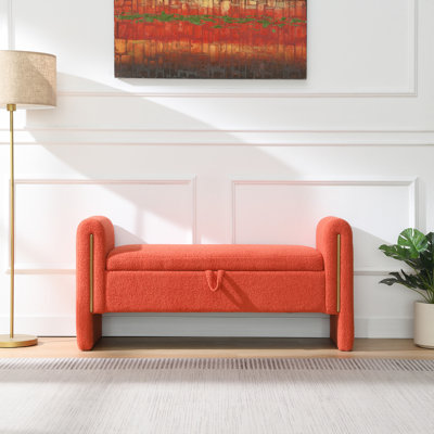 Banc moderne avec accoudoirs et rangement