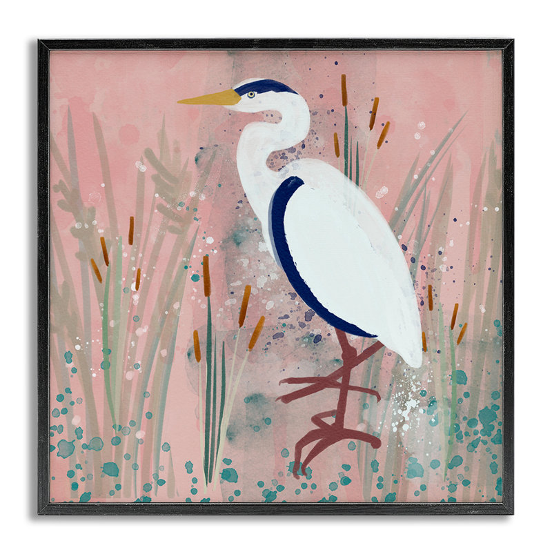 «Coastal White Bird», estampe numérique par Juliet Rose Philips, Estampe numérique Farmhouse, H 17 po x l 17 po