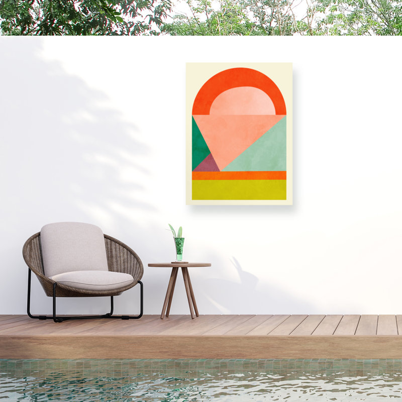Ana Rut Bre Spaces 1 Outdoor  Canvas, H 14 po x l 19 po