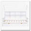 Lit House avec 2 tiroirs, lit pour enfant avec tablette de rangement