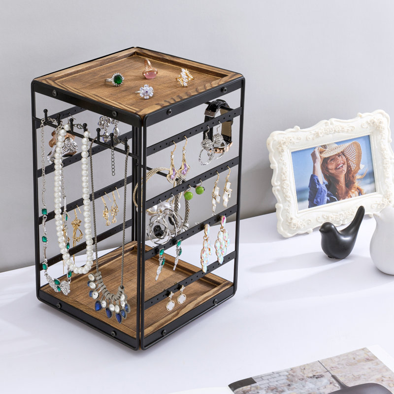 360 Rotating Earrings, Necklaces, Bracelets Holder