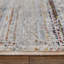 Tapis gris en polyester fabriqué à la main-87367300
