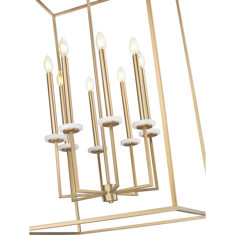 Gaultier 
Lustre 8 lumières Mordern Gold, Mordern Gold