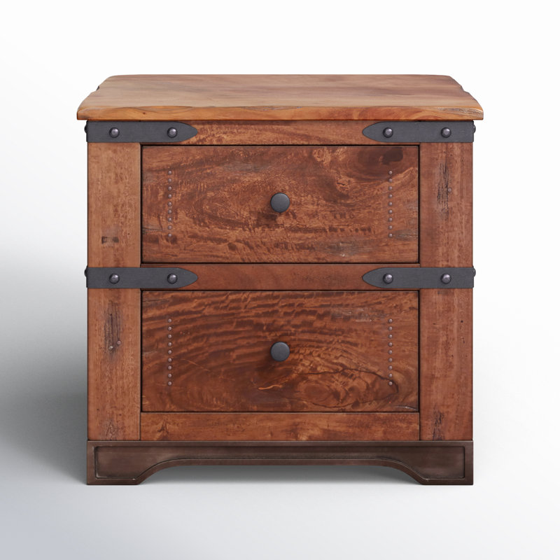 Gwenola 2 Drawer Nightstand