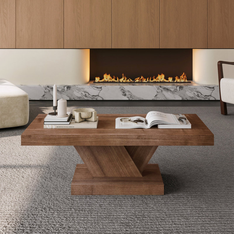 Table basse 47 "Modern, Noyer