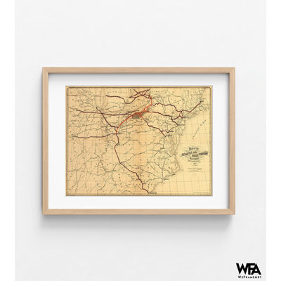 Affiche de chemin de fer atlantique et Great Western