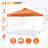 Pop Up Canopies 10 Ft. W x 10 FT. D Metal Party Tent Canopy-65478071