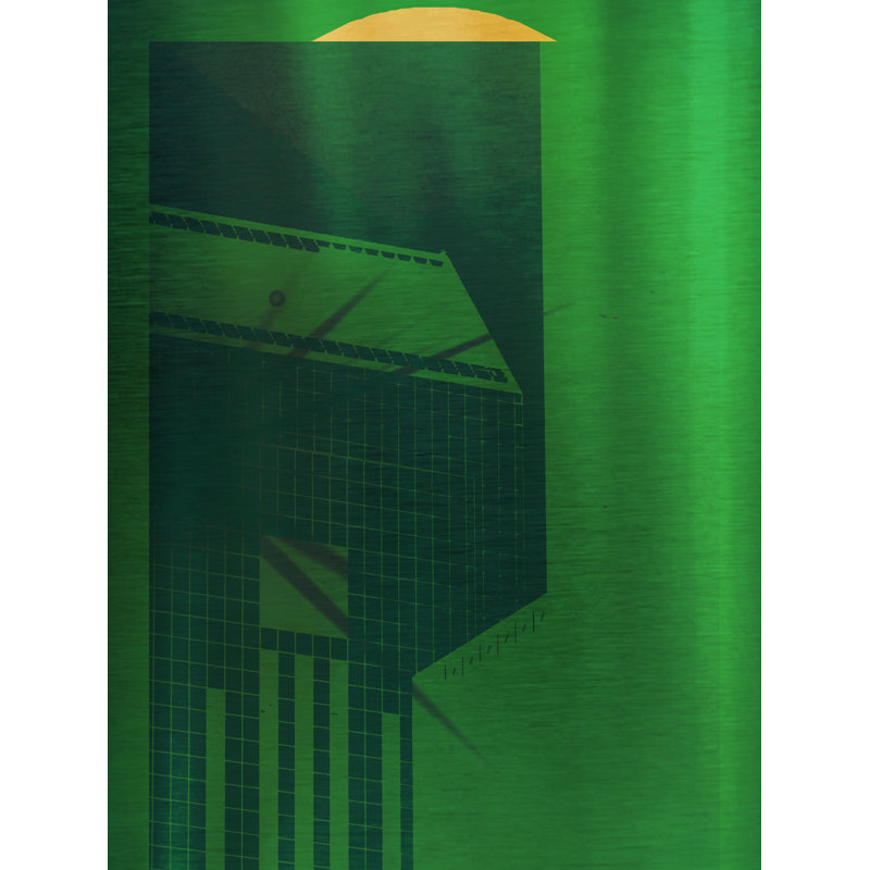 Behind The Emerald Door Print, 17.25" H x 21.25" W