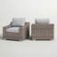 Chaise de patio avec coussins 2