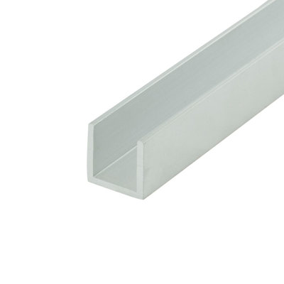 Outwater Mill Finish 7/16'' Inside Dimension Aluminum U-Channel 36'' Length (Pack Of 4) Alu547-M C-Channel