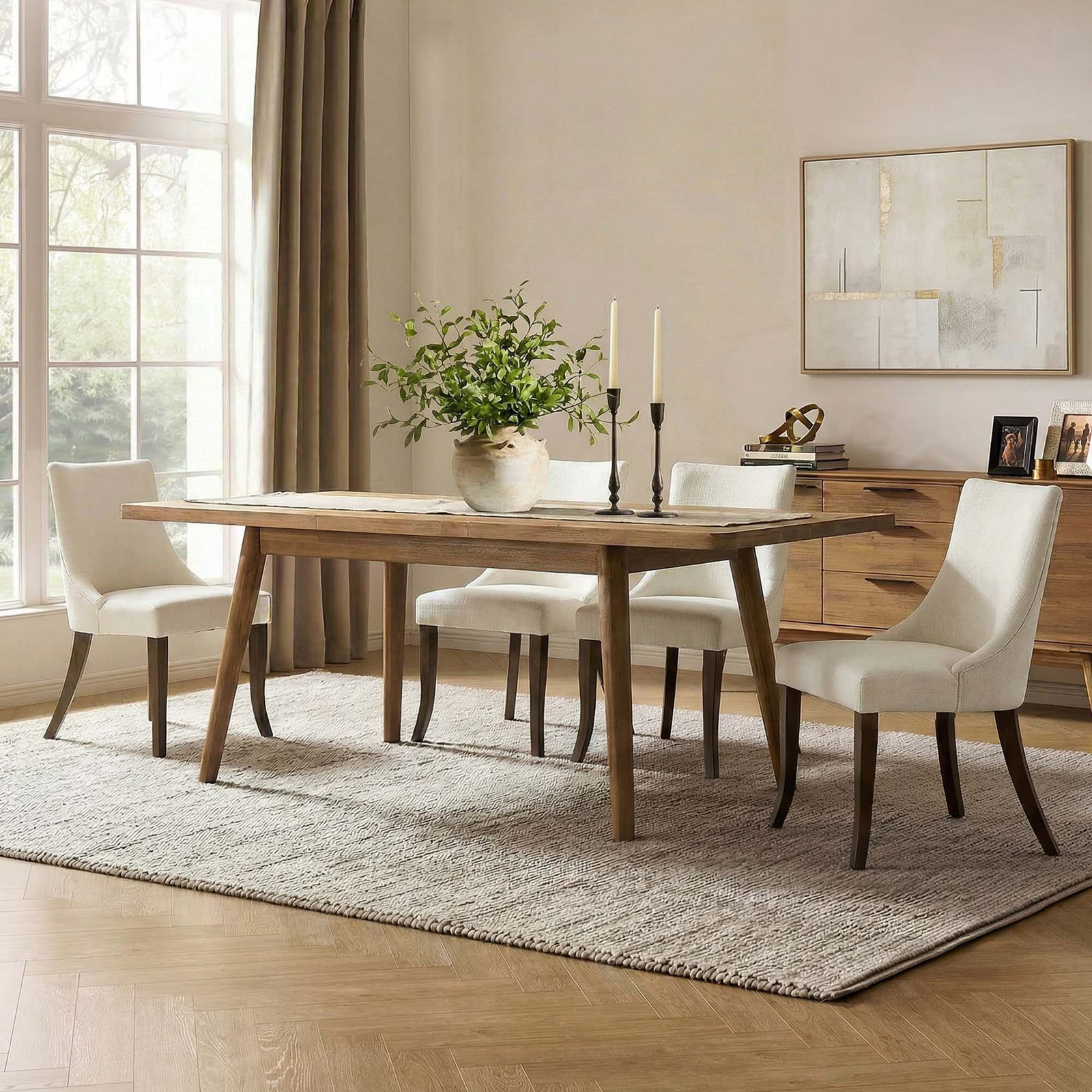 Etna Dining Chair, Flanigan Cotton