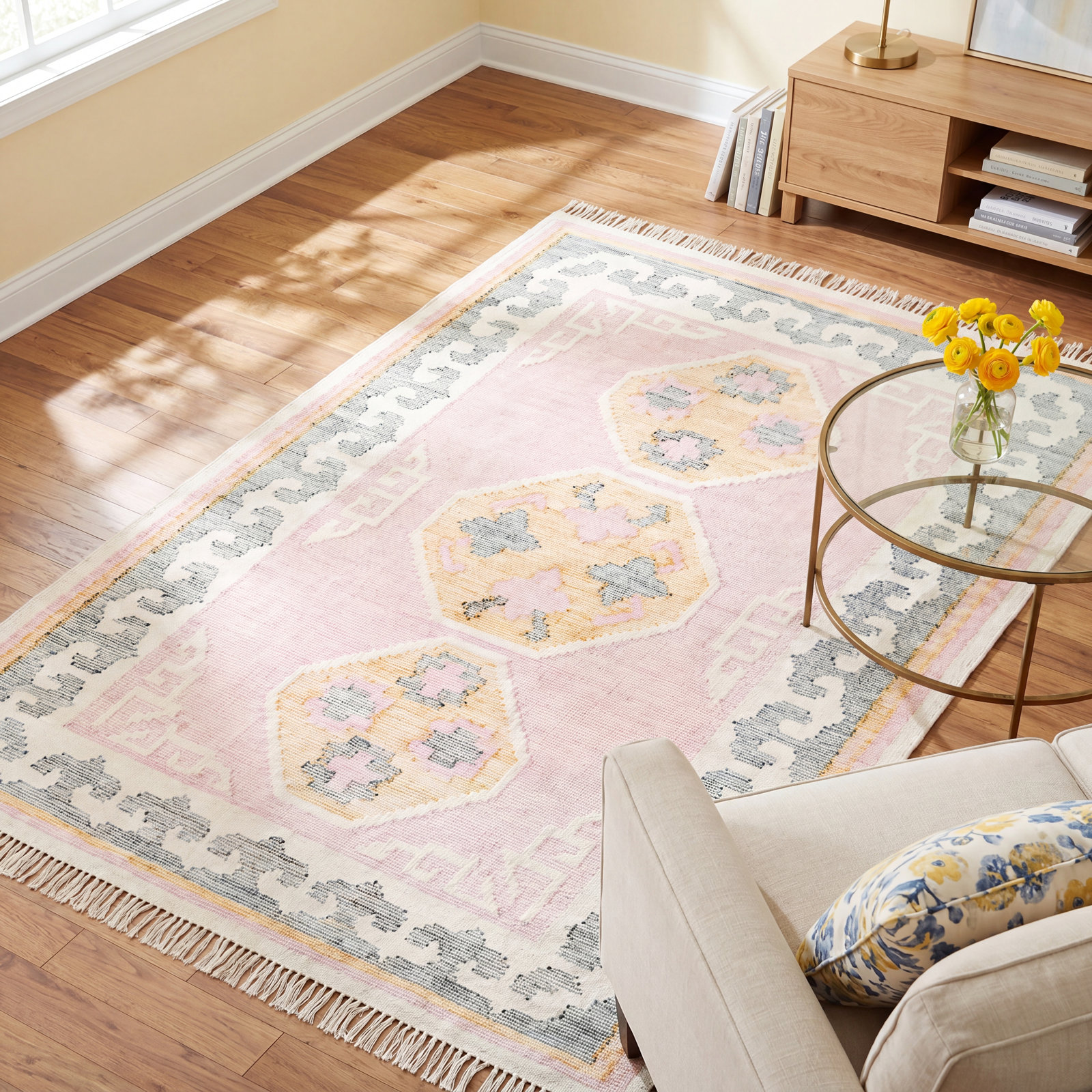 Ferrand Handmade Wool Rug, Rectangle 8' x 10'