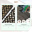 Adarien 27 Pcs Wooden Decking Tiles, 30x30cm Decking Boards-1373826035
