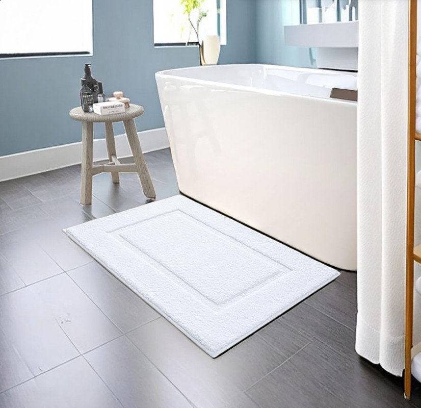 Ebern Designs Egista Microfiber Bath Rug with Non-Slip Backing & Reviews