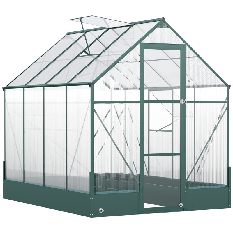 6.3' W x 8.2' D Greenhouse
