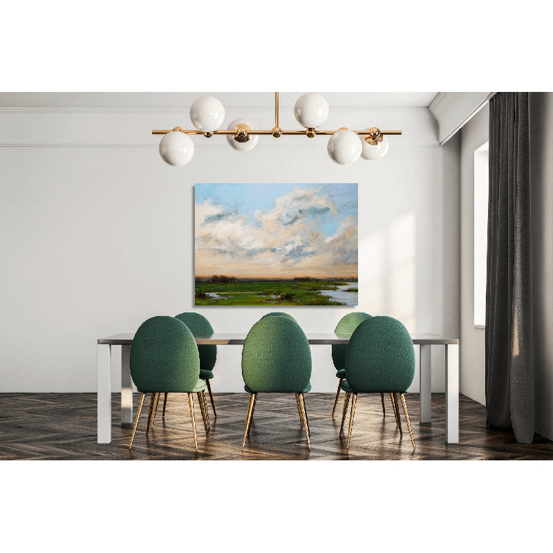 Solace II - Artist Enhanced Canvas Print, Black Framed Canvas, 21.5" H x 25.5" W x 1.75" D