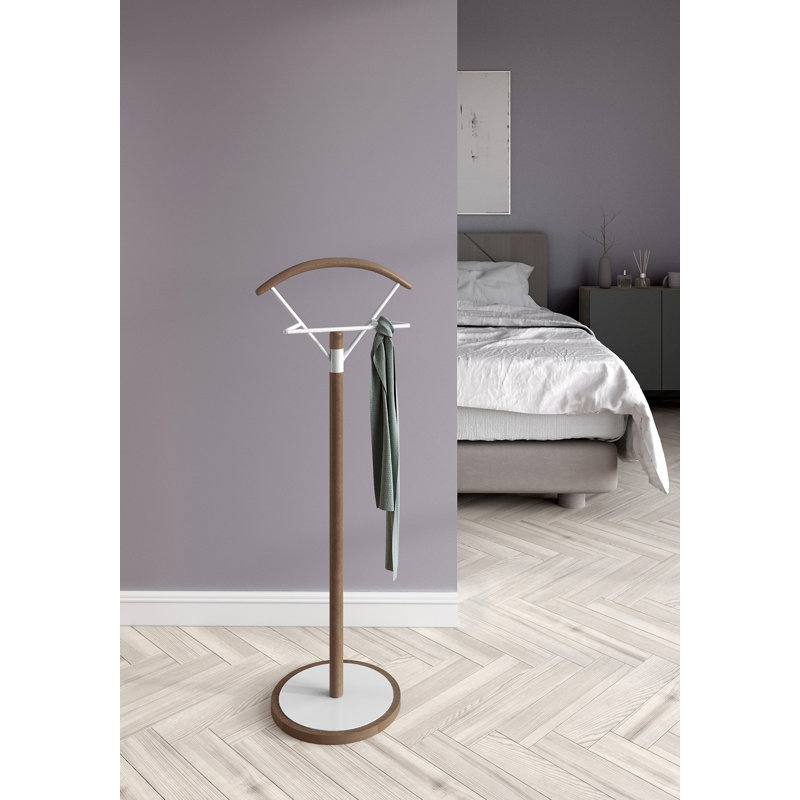 Nesbitt Solid Wood Freestanding Valet Stand