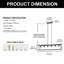Luminaire suspendu rectangulaire en acier Kitchen Dimmable-767330387-767330388