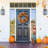 24"D Fall Multi-Colored Sorghum Wreath Includes A Complimentary Black Metal Wreath Hanger