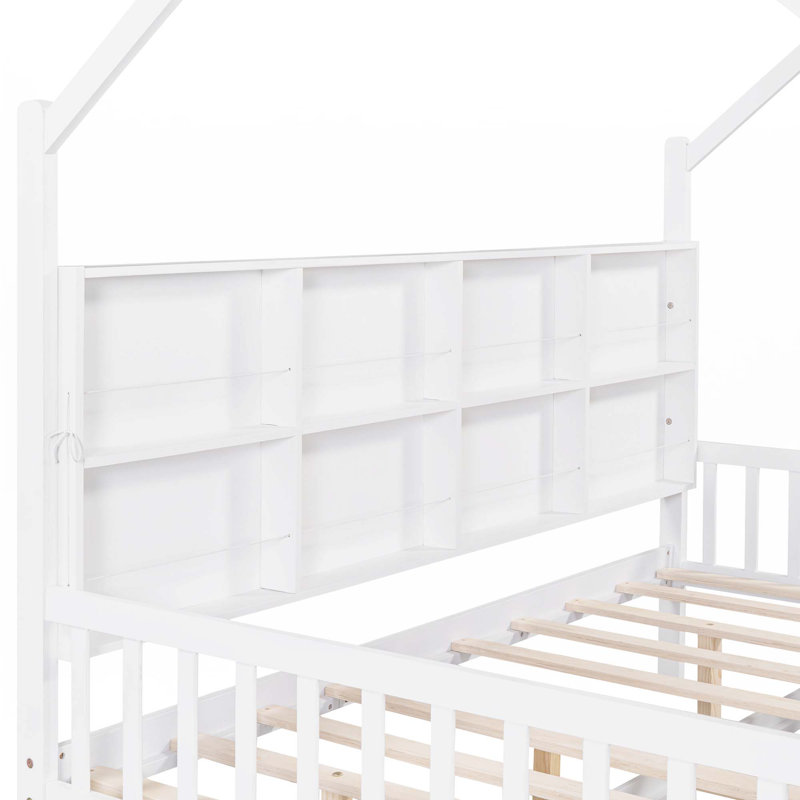 Lit gigogne en bois, Double