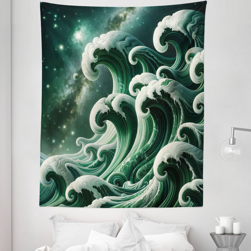 Tapisserie en microfibre, H 88 po x l 68 po