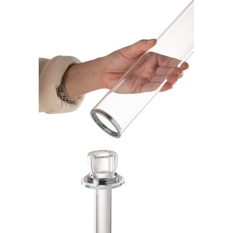 Glass Candlestick