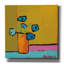 Vase orange - peinture sur toile tendue-1283814577