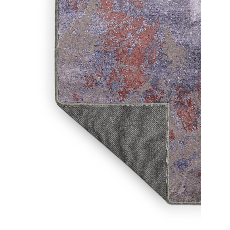 Tapis brun / bleu, Rectangle 7 pi x 10 pi