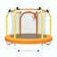 Trampoline pour enfants, intérieur et extérieur, petit trampoline pour tout-petits avec panier de basketball-133674753
