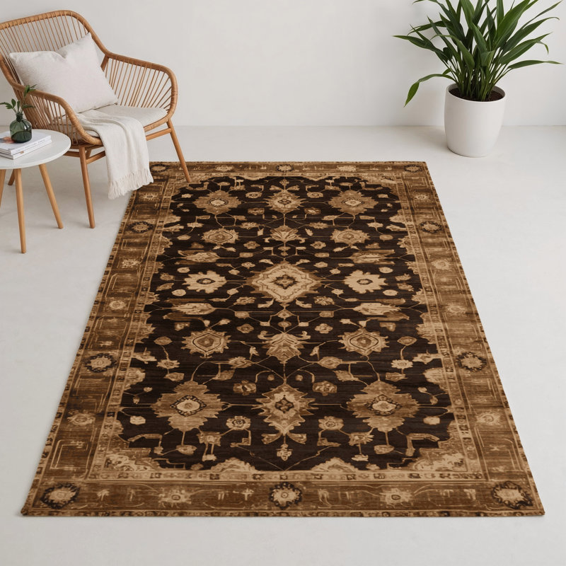 Tapis noir intérieur et extérieur surteint, Rectangle 9 pi x 12 pi