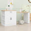 Console polyvalente avec îlot extensible avec rangement et espace de détente et de repas multi-scène