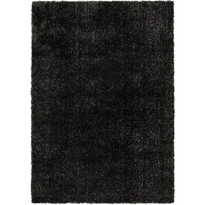 Tapis d'intérieur à poil long lavable en machine Claude avec envers antidérapant